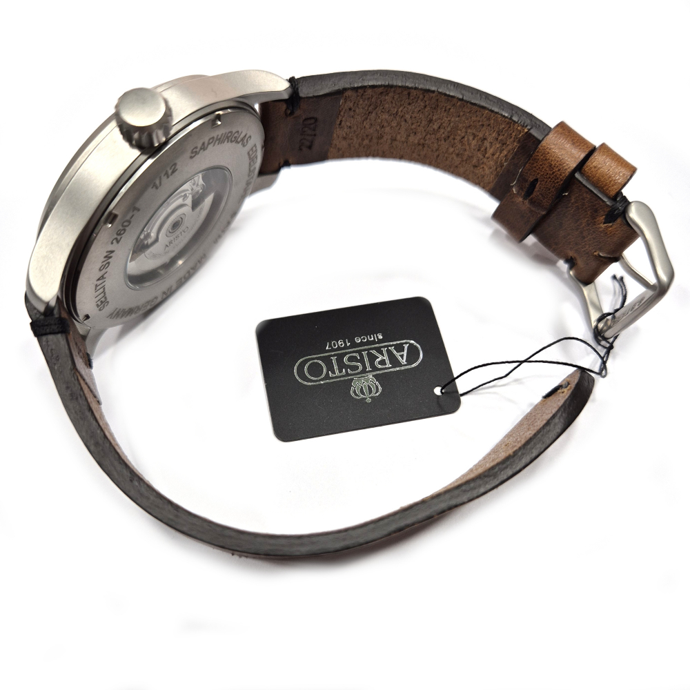 ARISTO Herren Armbanduhr 3H260-VIN Pilotenuhr, limitiert auf 12 Stück
