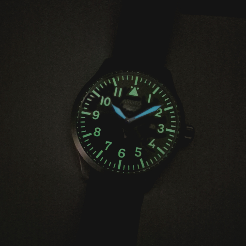 ARISTO Herren Armbanduhr 3H260-VIN Pilotenuhr, limitiert auf 12 Stück