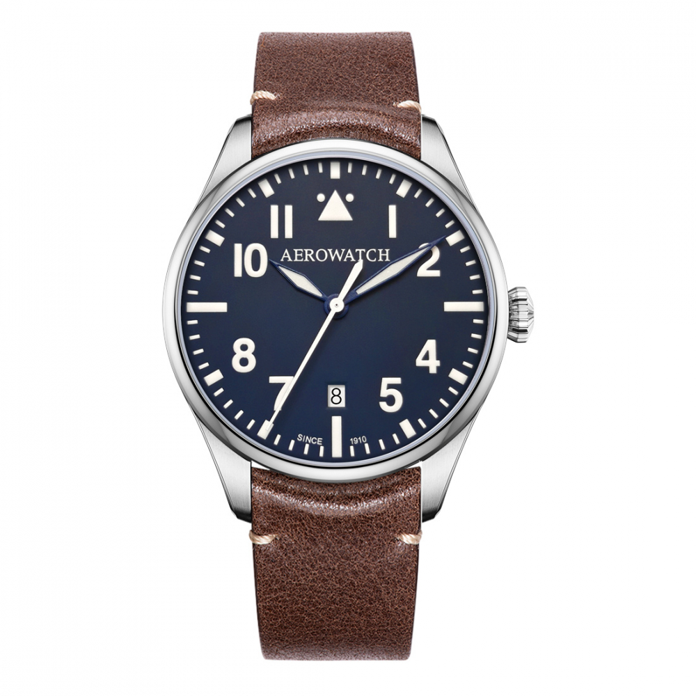 AEROWATCH Herren Armbanduhr Flieger/Pilotenuhr A 42997 AA04 Saphirglas