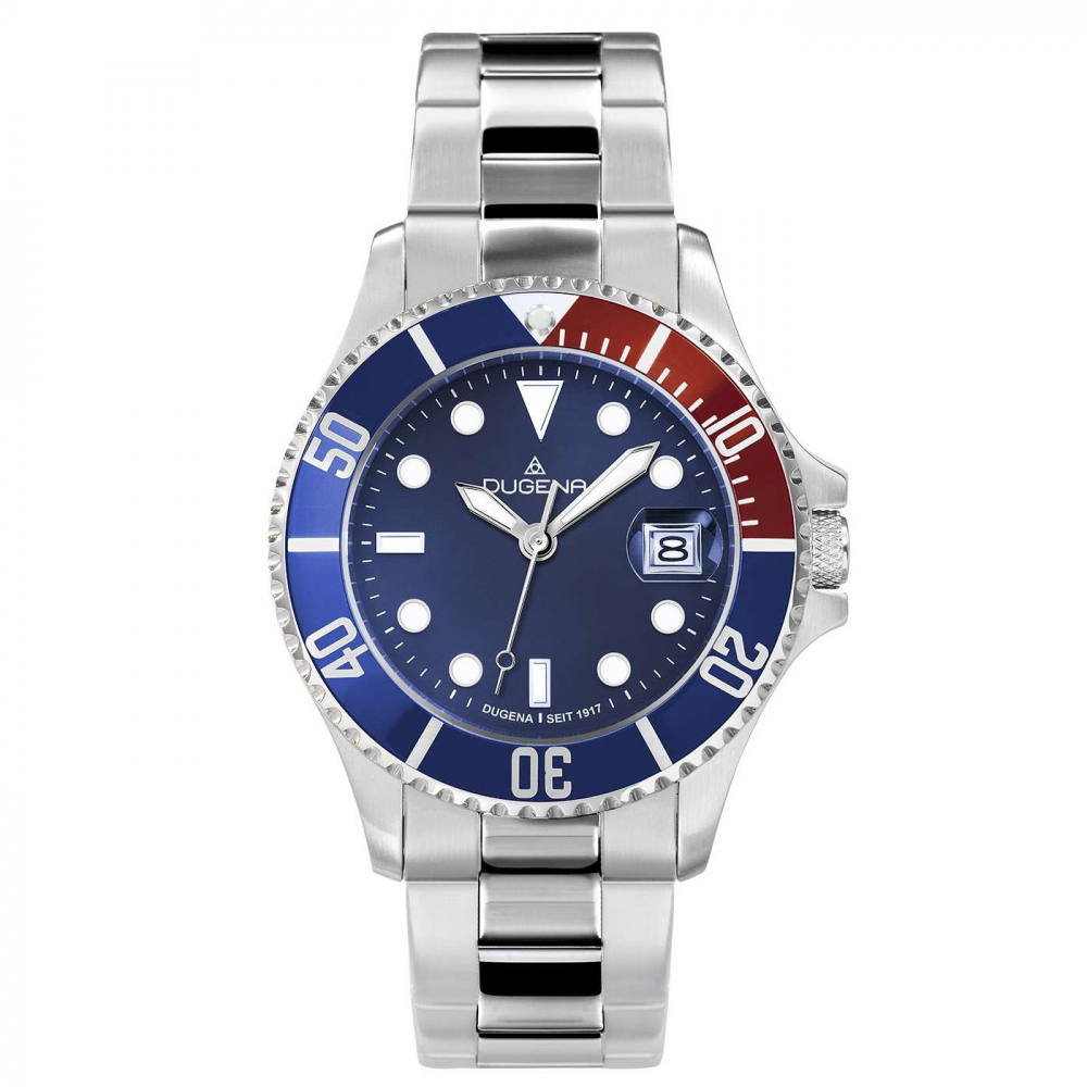 Dugena 4460511 Diver Herren Taucheruhr bis zu 30 ATM