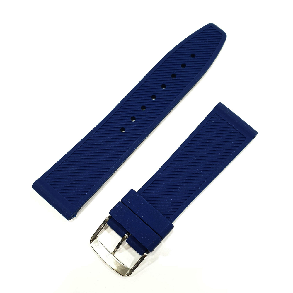 Dugena Silikon Blau Divers Friend Ersatzband Stegbreite 22mm