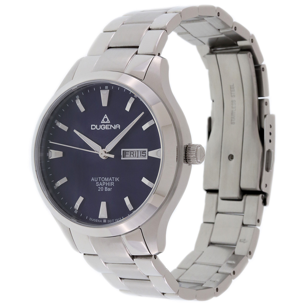 Dugena 4460982 Tresor Master automatik Edelstahl Saphirglas 20ATM Day-Date