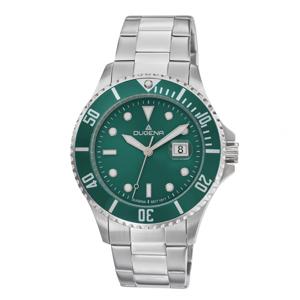 Dugena 4461004 XL Diver 44mm Herren Taucheruhr bis zu 30 ATM