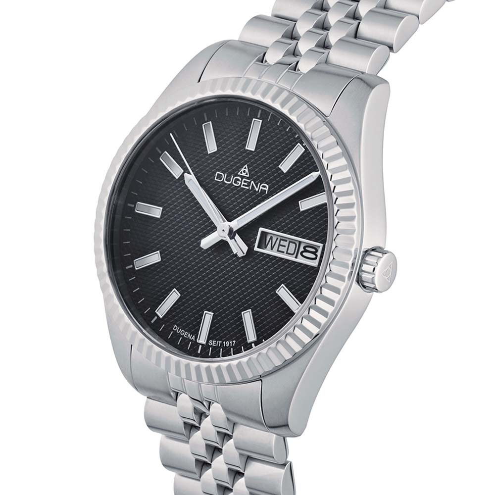 Dugena 4461068 Vento Datum Wochentag Saphirglas 10 ATM