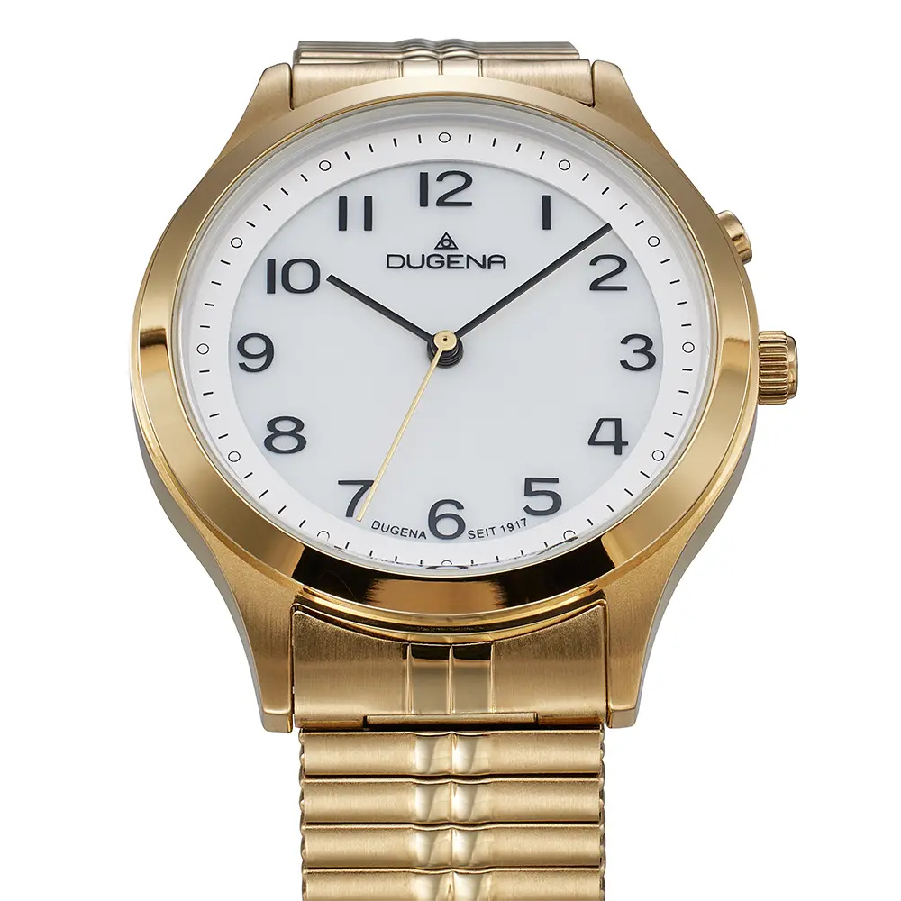 Dugena Armbanduhr 4461249 Bari Licht Goldfarben, Zugband, 37mm