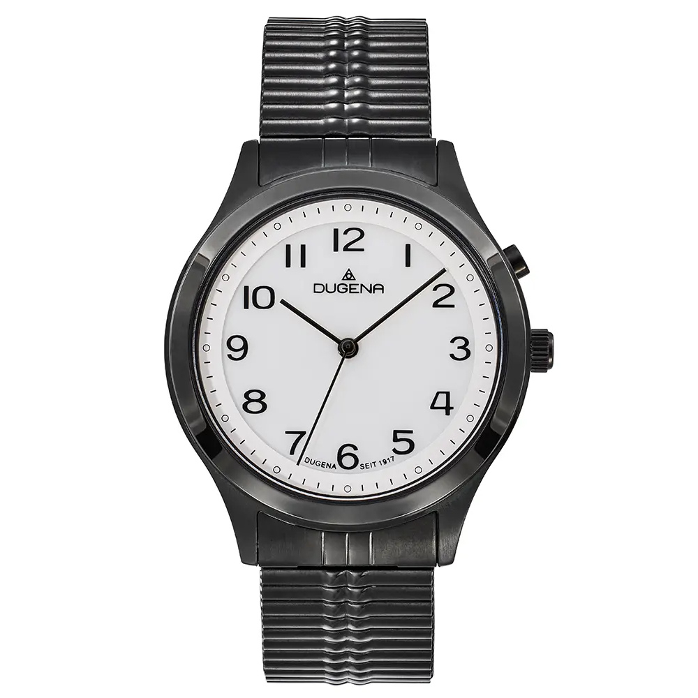 Dugena Armbanduhr 4461250 Bari Licht Schwarz, Zugband, 37mm