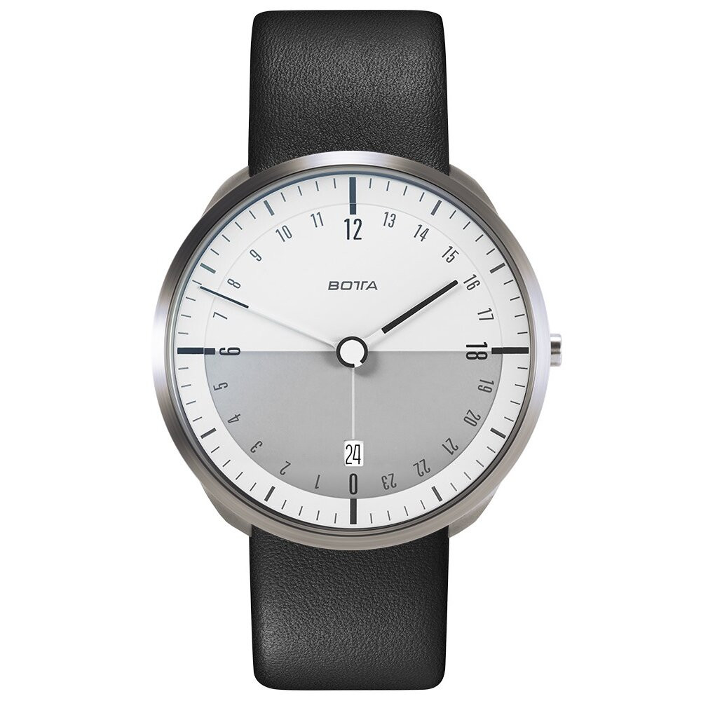 Botta 481910 TRES 24 Quarz von BOTTA, 24 Stunden, Drei Zeiger, Titan, Saphirglas, 40mm