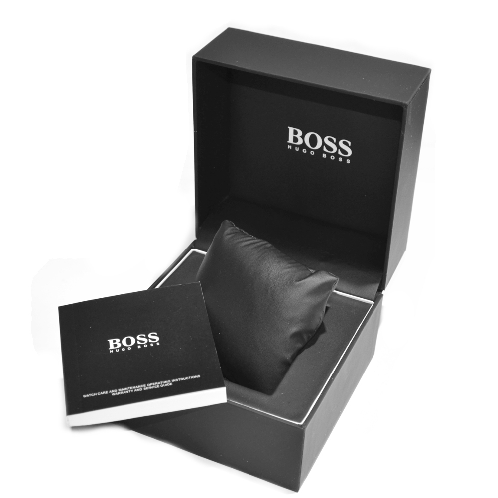 Hugo Boss Herren Armbanduhr Pioneer Chronograph 1513708 Lederband
