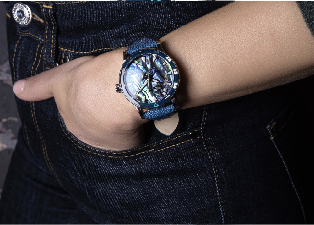 Vostok Europe Damenuhr Undine Automatik NH35-​515A757 mit 3 Armbänder