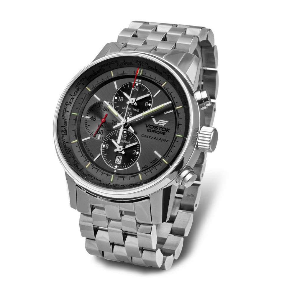 Vostok Europe GAZ-​14 Limousine YM26-​565A291 Alltimer mit Trigalights Edelstahl