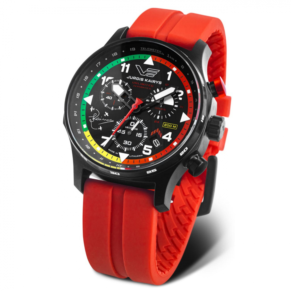 Vostok Europe 592C775 'Jurgis Kairys Unlimited Aerobatics 2025' Special Edition Chronograph