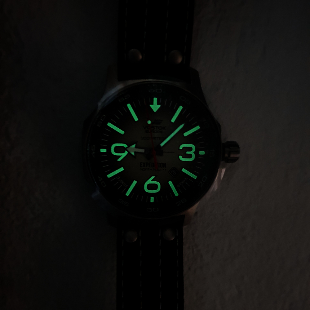 Vostok Europe YN55-595C640 Expedition Nordpol 1 Automatik schwarz-braun, 47mm