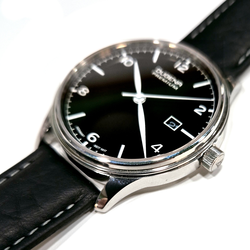 Dugena Premium 7000248 Minor Herrenuhr Armbanduhr, Saphiglas