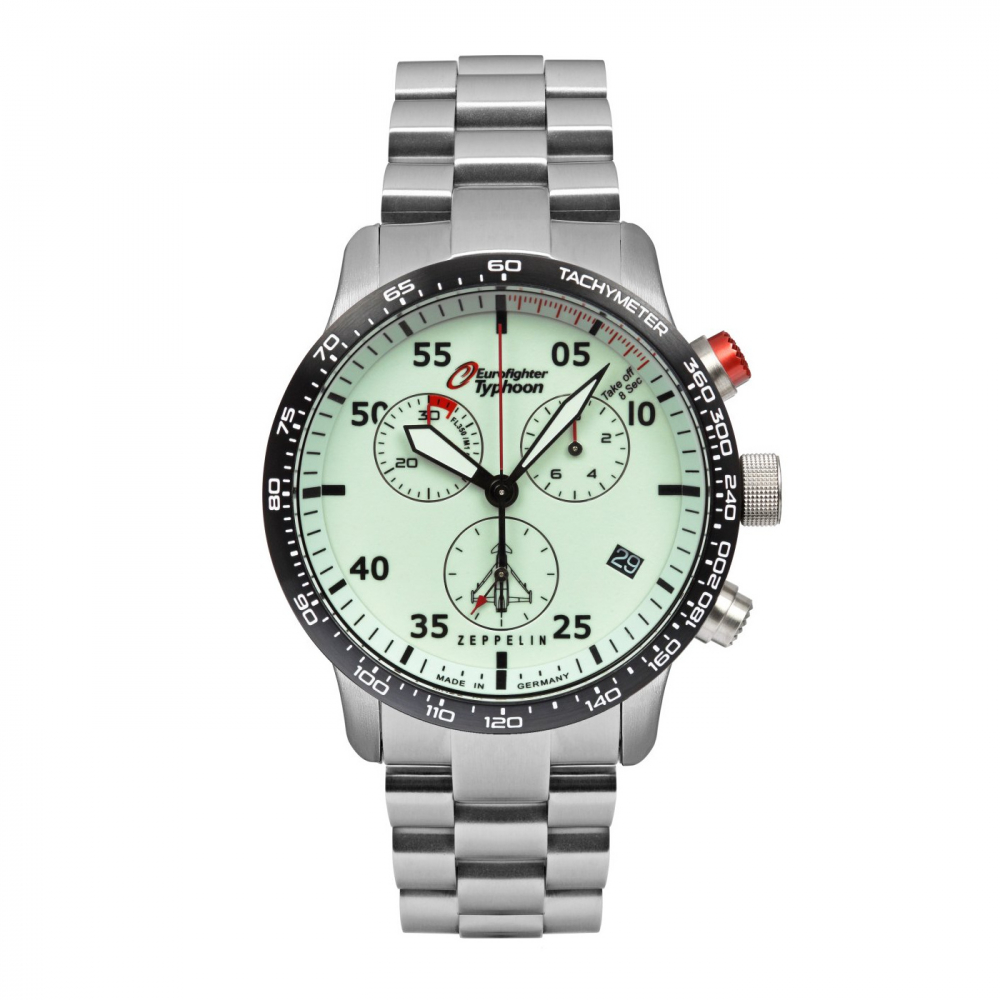 ZEPPELIN Fliegeruhr 7298M-5 Eurofighter Typhoon Chronograph Eta-Quarzwerk