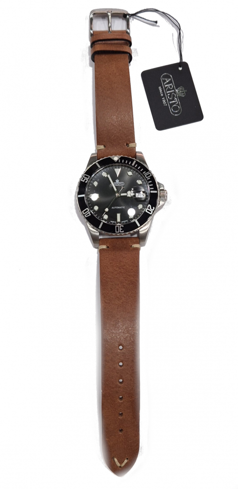 ARISTO 7H98294-S Taucheruhr Aquaristo Automatic Vintage 20ATM Diver