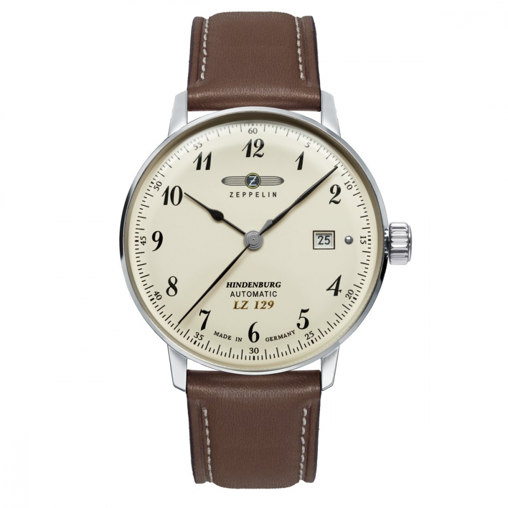 Zeppelin 8056-5 Hindenburg Herrenuhr Automatik und Lederarmband