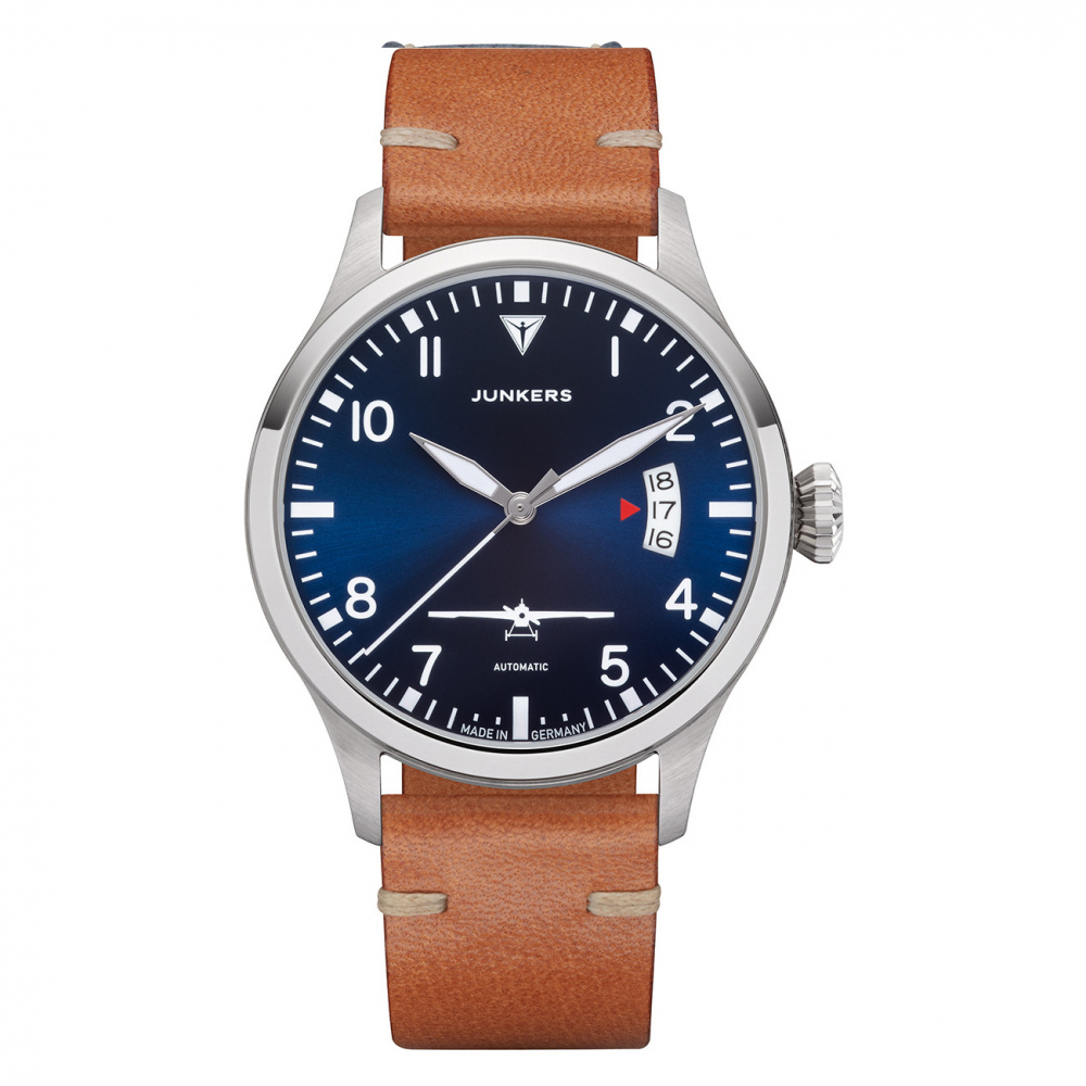 Junkers J1 Sonderedition 9.00.00.01 Fliegeruhr Automatik 40mm Saphirglas