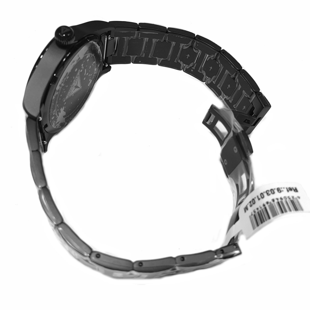 Junkers Armbanduhr 9.03.01.02.M Serie Junkers Flieger schwarz, Saphirglas