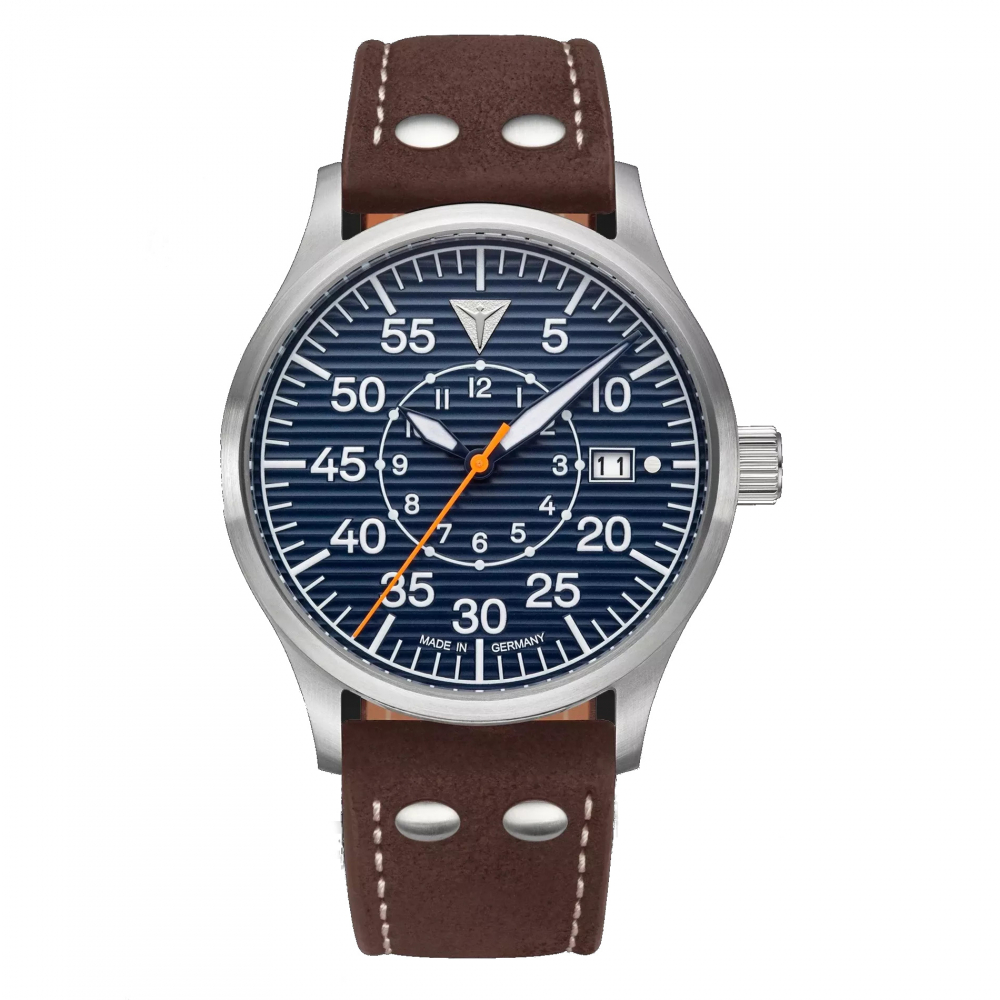 Junkers Herren Automatik Armbanduhr Baumuster 9.52.01.01 Fliegeruhr Beobachteruhr