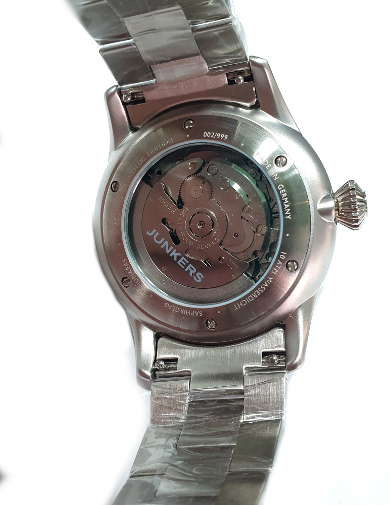 Junkers 100 Jahre Nachtflug Edition Armbanduhr 9.58.03.13.M Flieger 42mm, Saphirglas