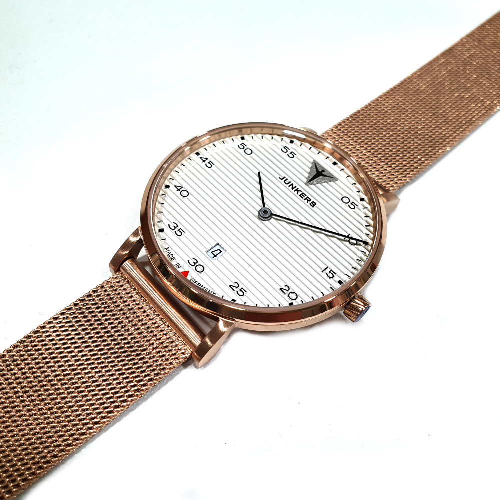 Junkers Damen Armbanduhr Dessau Streamline 9.62.01.03 Saphirglas, Ronda-Werk