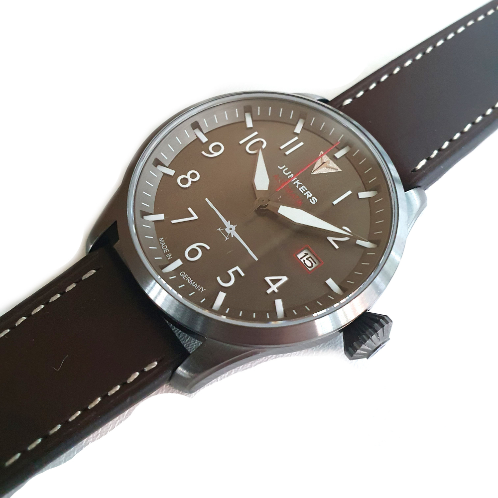 Junkers J1 Limitierte Edition Herren Armbanduhr 9.63.02.15 Flieger 42mm, Saphirglas
