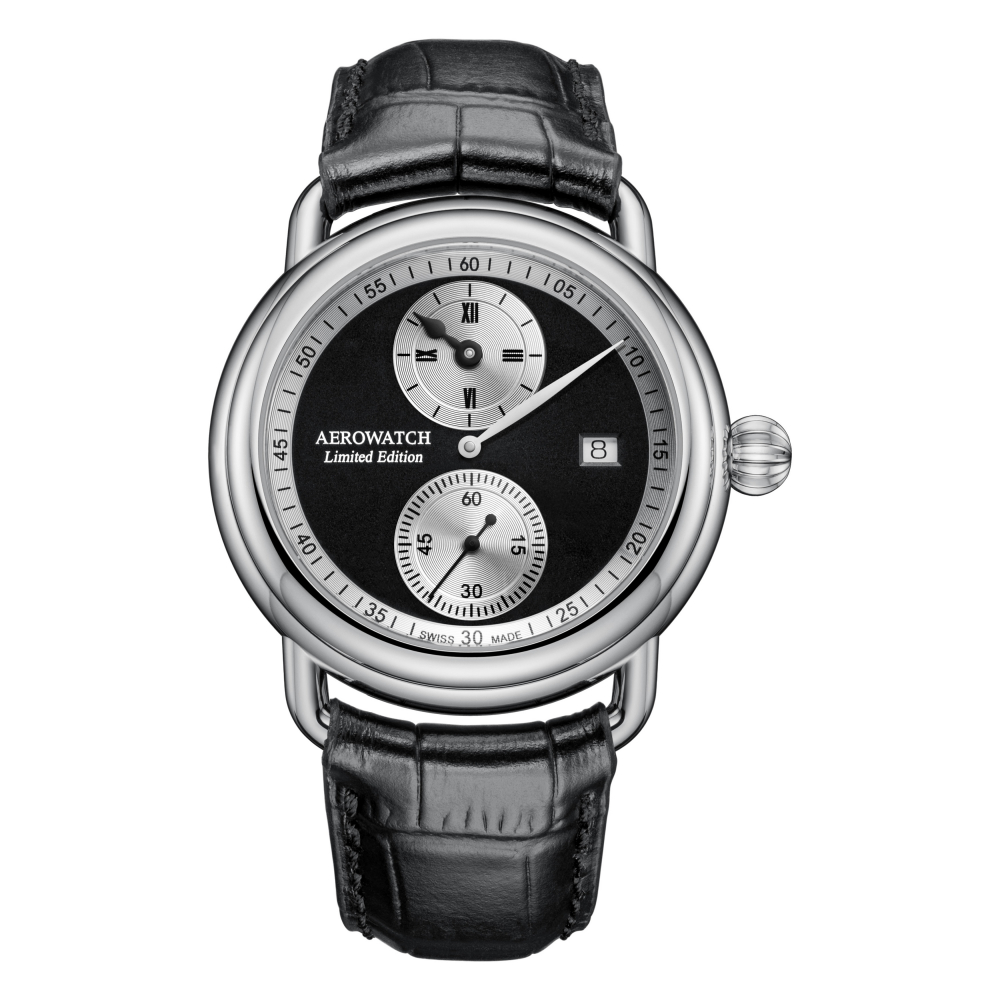 AEROWATCH 1942 Automatik Regulator Limitierte Edition A 76983 AA04 Armbanduhr