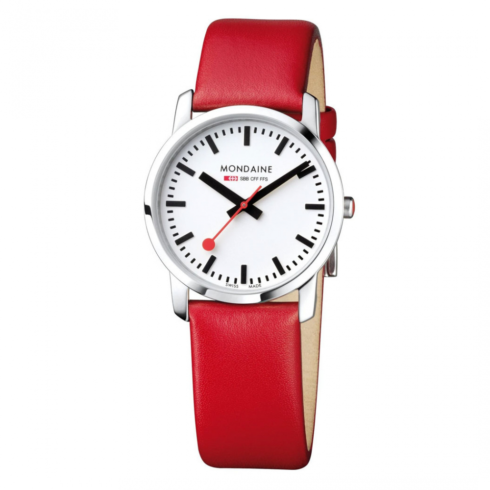 MONDAINE Armbanduhr A400.30351.11SBC 35mm Simply Elegant 6mm Hoch