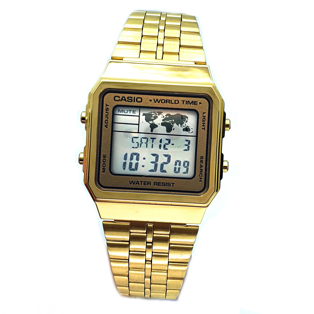 Casio vintage world time watch sale