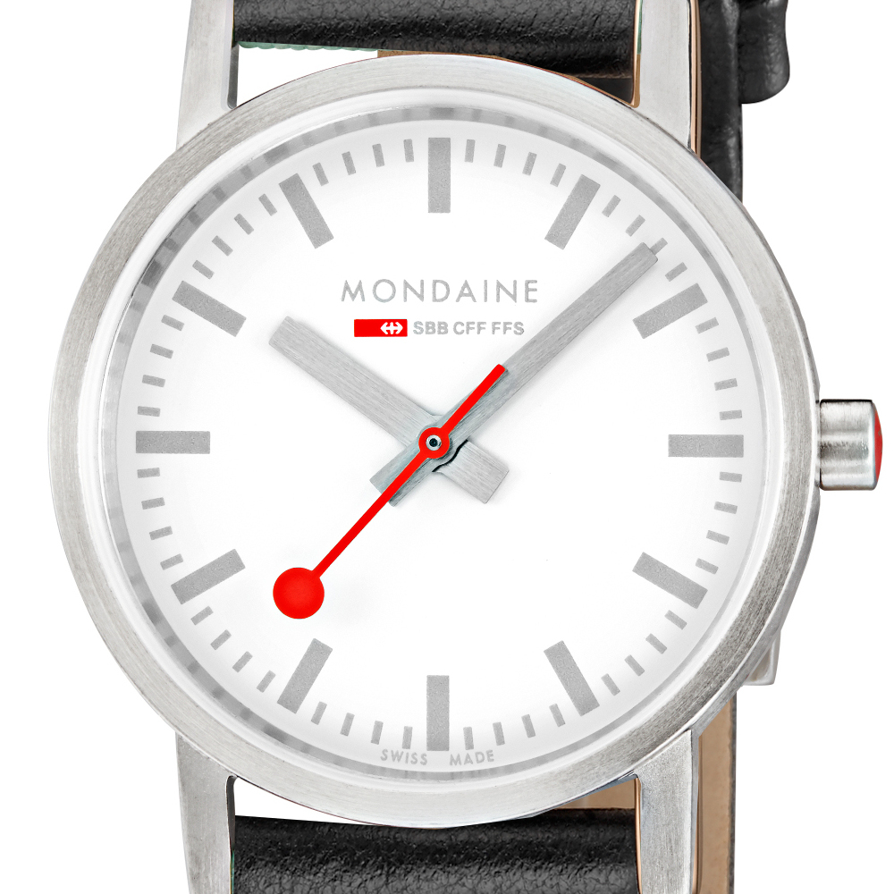 MONDAINE A658.30323.17LB Damen Armbanduhr Classic 30mm, Lederband