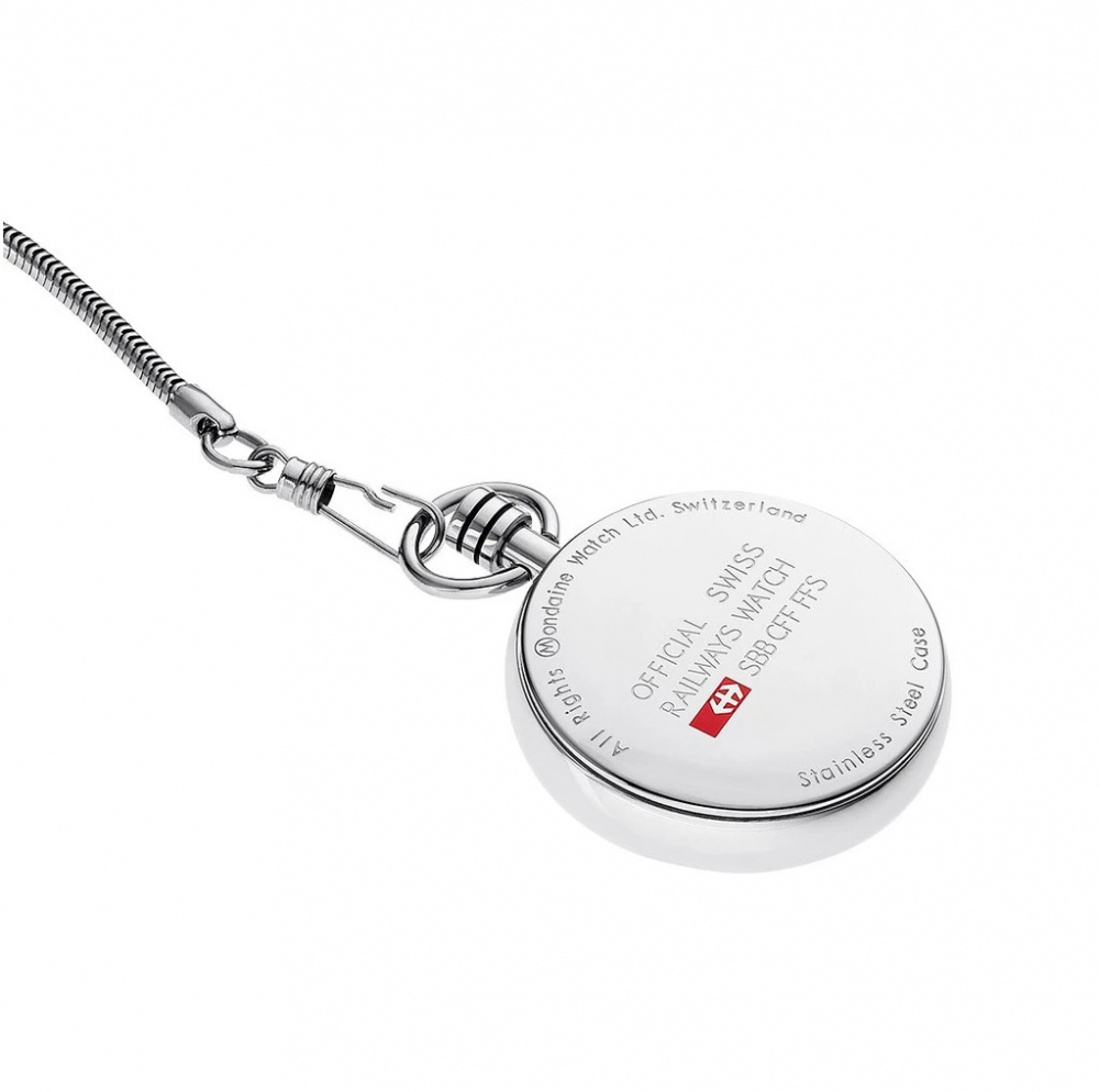 MONDAINE schweizer Taschenuhr A660.30316.11SBB pocket watch mit Kette