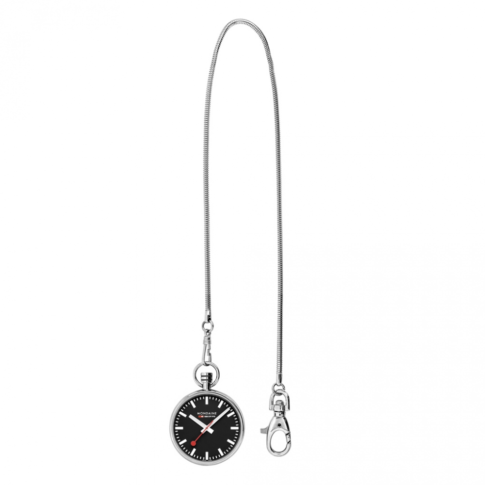MONDAINE schweizer Taschenuhr A660.30316.20SBB pocket watch mit Kette