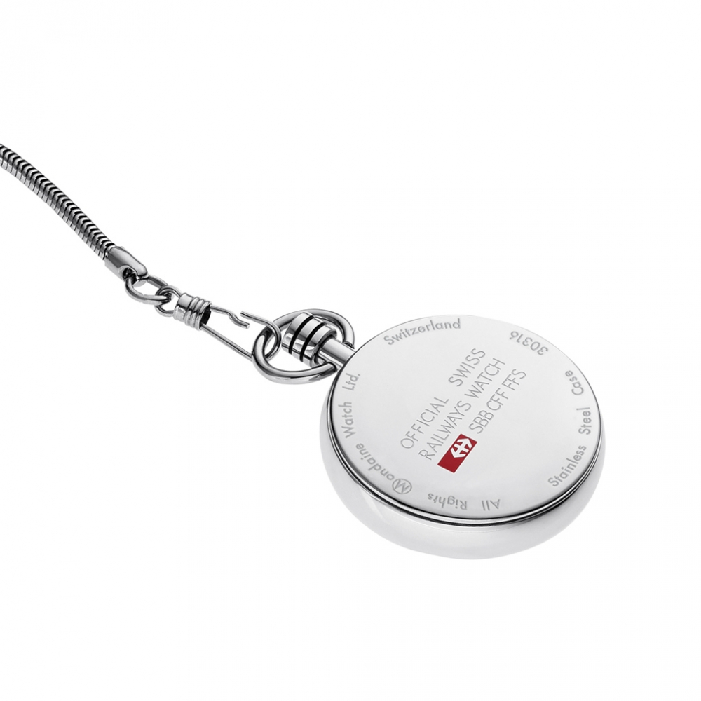 MONDAINE schweizer Taschenuhr A660.30316.20SBB pocket watch mit Kette