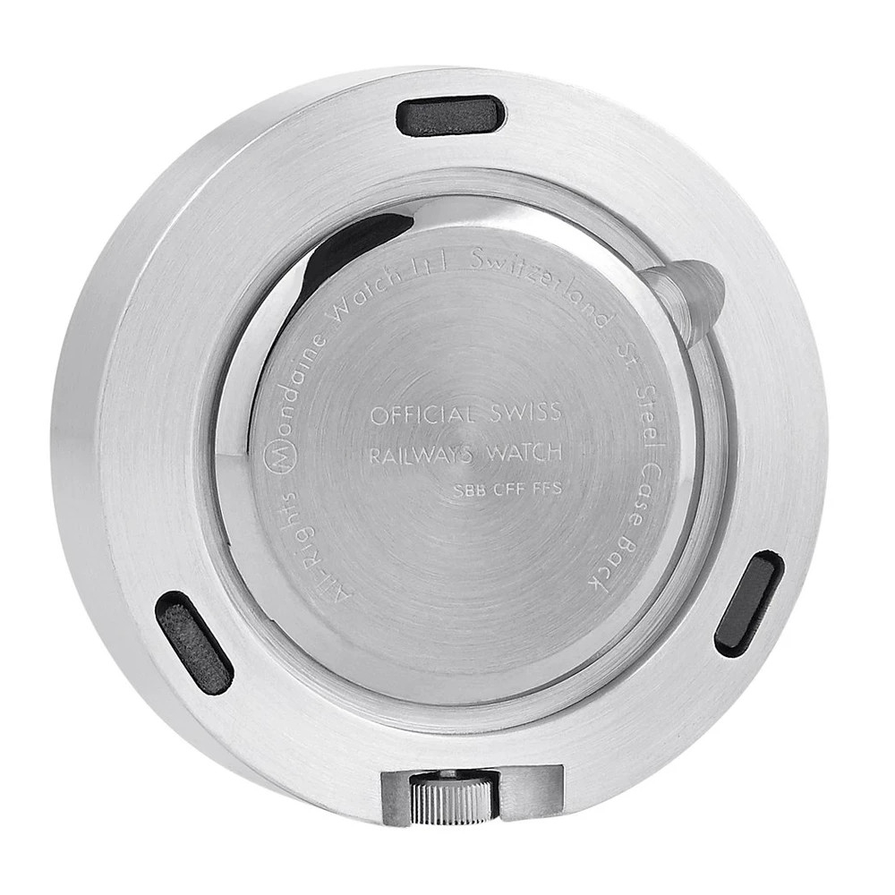 MONDAINE A660.30318.81SBB Magnet Clock als Tischuhr, Anheftuhr, Küchenuhr