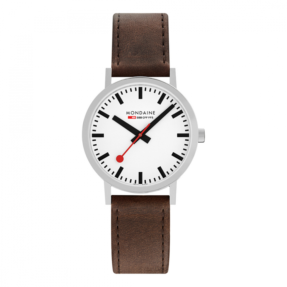 MONDAINE Armbanduhr Classic A660.30360.11SBG, 40mm, Leder