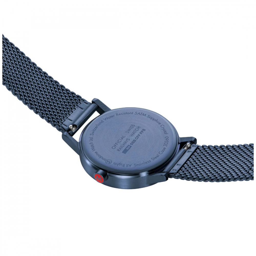 MONDAINE Armbanduhr A660.30360.1BSBM, Blau, 40mm, BackLight