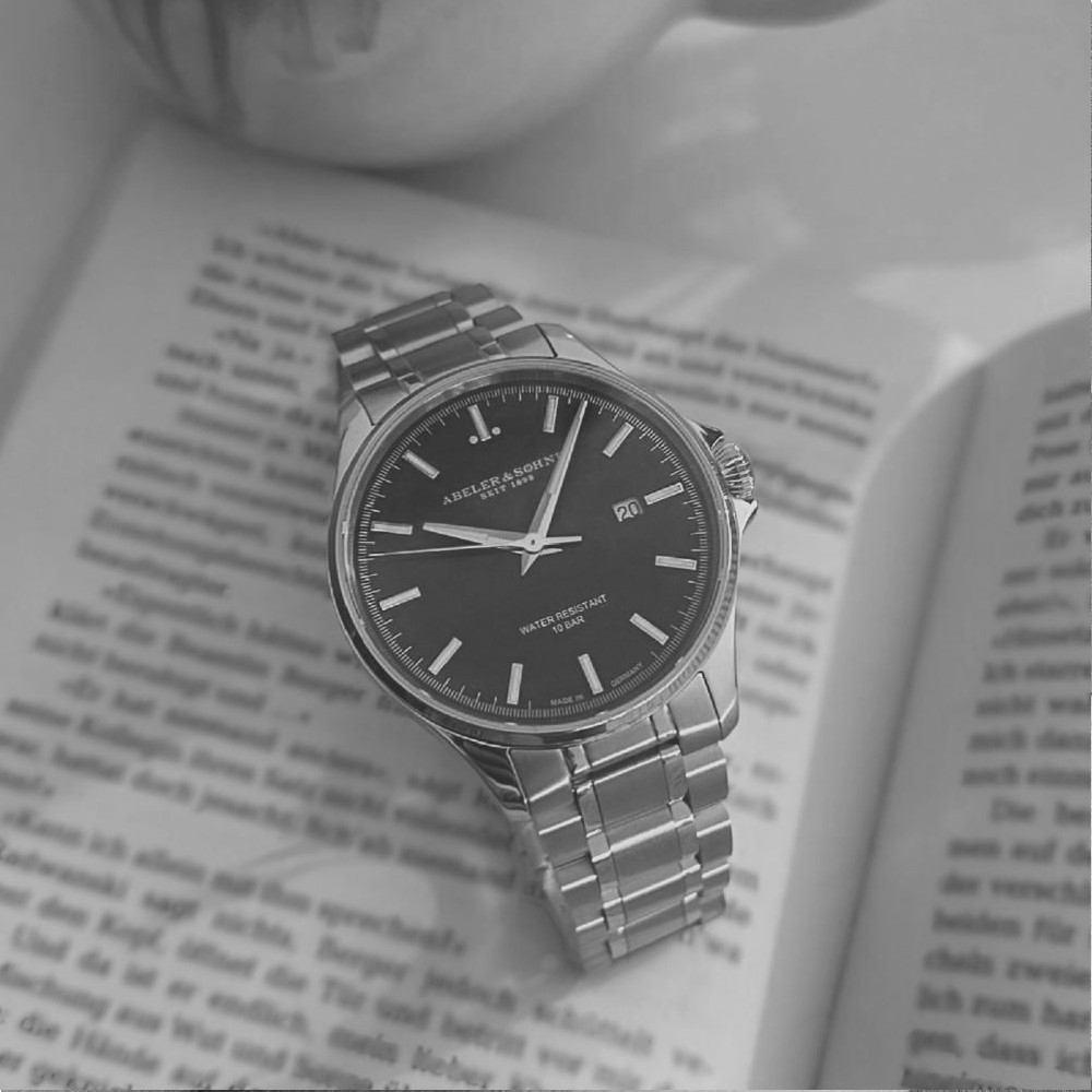 ABELER & SÖHNE AS2057 Herren Armbanduhr Saphirglas 10ATM