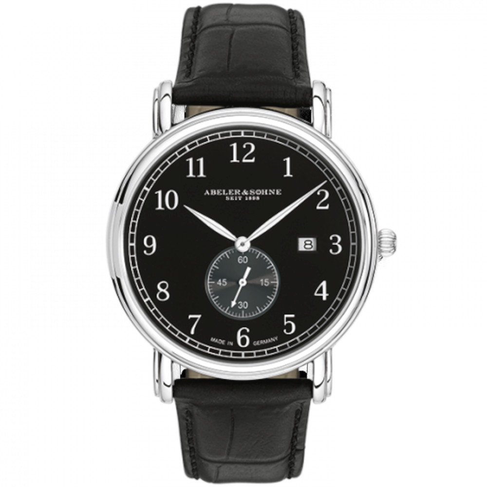 ABELER & SÖHNE kleine Sekunde AS2609 Herren Armbanduhr Saphirglas Ronda Werk