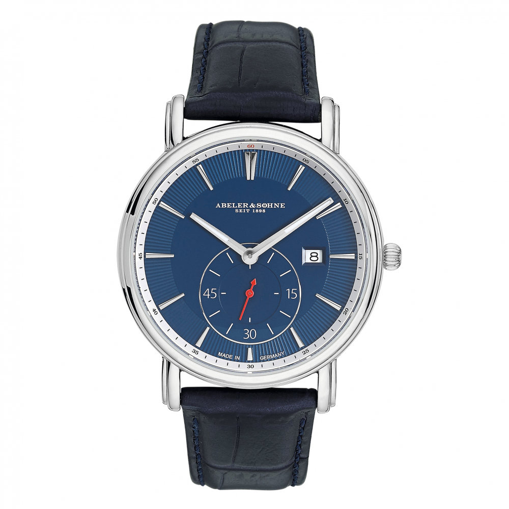 ABELER & SÖHNE kleine Sekunde AS3117 Herren Armbanduhr Saphirglas Ronda Werk