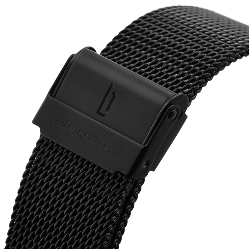 Lilienthal Berlin C01-102-B023C Chronograph Mesh Edition all black 42,5mm