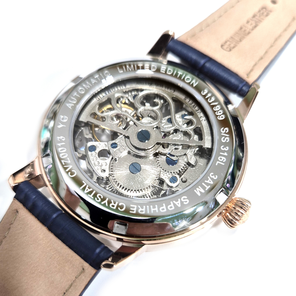 Carl von Zeyten Armbanduhr Automatik Triberg CVZ0013RBLS Saphirglas, Skelett