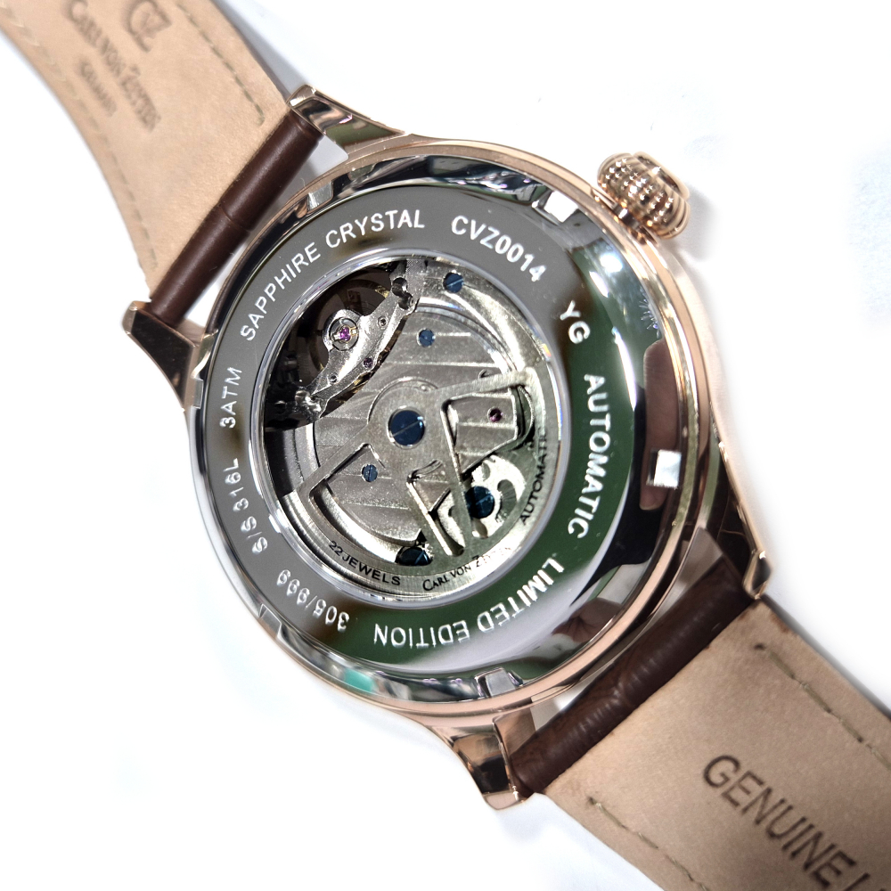 Carl von Zeyten Armbanduhr Automatik St. Georgen CVZ0014SWRS Saphirglas Skelett