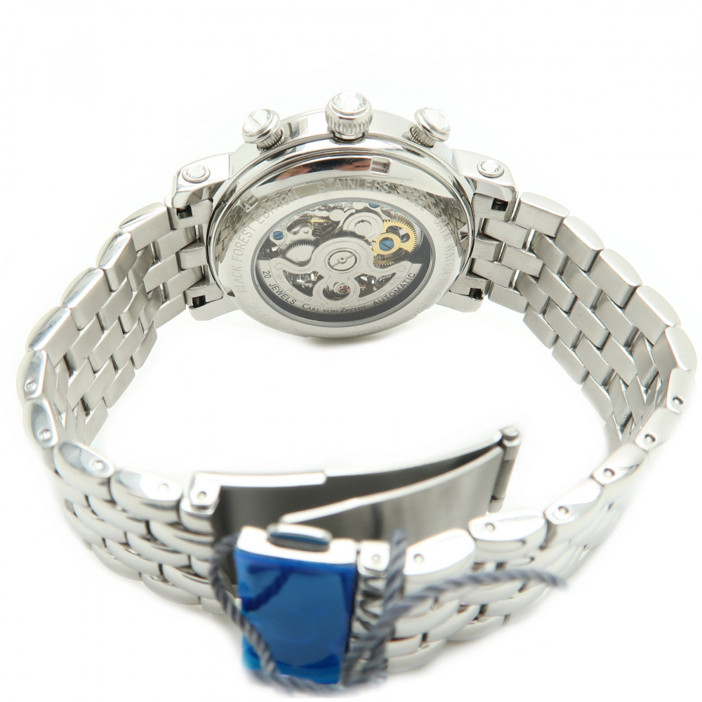 Carl von Zeyten Damen Armbanduhr Automatik Multifunktion CVZ0062BKMS Kniebis
