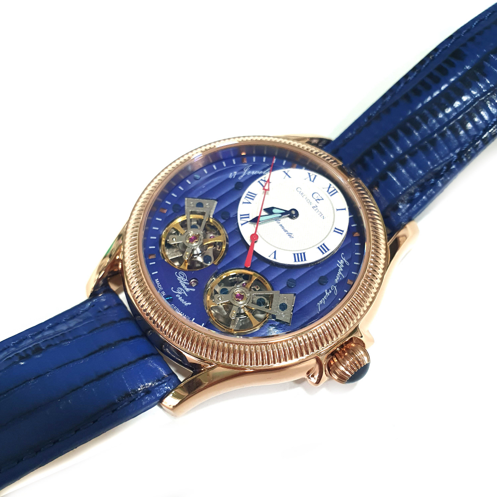 Carl von Zeyten Armbanduhr Automatik Waldhaus CVZ0084RBLS Saphirglas