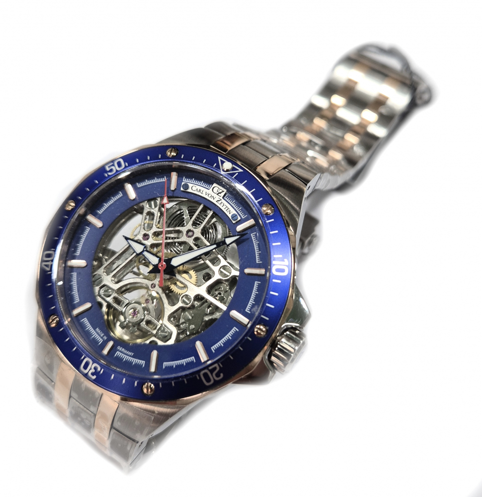 Carl von Zeyten CVZ0094RBLM Automatik Urberg Armbanduhr Saphirglas, Skelett