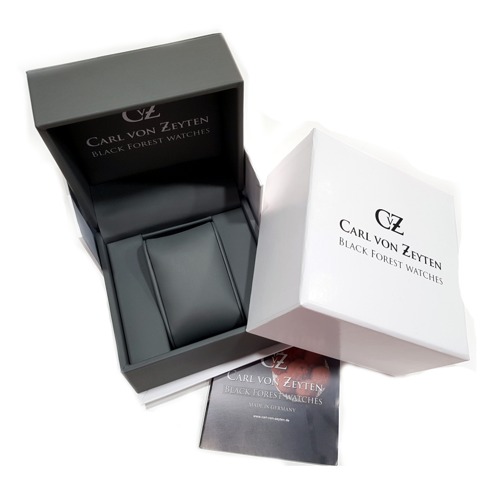 Carl von Zeyten Armbanduhr Automatik Neukirch CvZ0005GBLS Saphirglas Mondphase