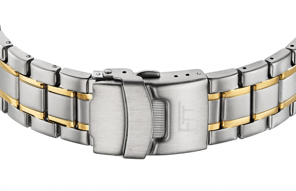ETT Eco Tech Time Funk-Solar - Herren Gobi Edelstahl EGS-11253-12M bicolor