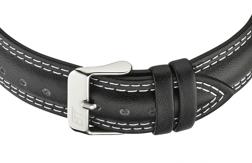 ETT Eco Tech Time Funk-Solar - Herren Gobi EGS-11487-22L Lederband, Datum