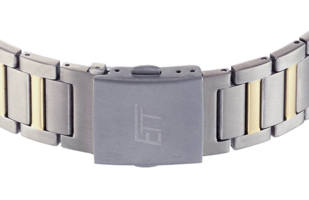 ETT Eco Tech Time Funk-Solar - Herren Uhr Titan EGT-11359-25M bicolor
