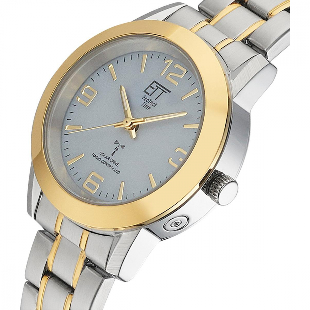 ETT Eco Tech Time Funk-Solar - Damenuhr ELS-11505-42M bicolor, 34mm